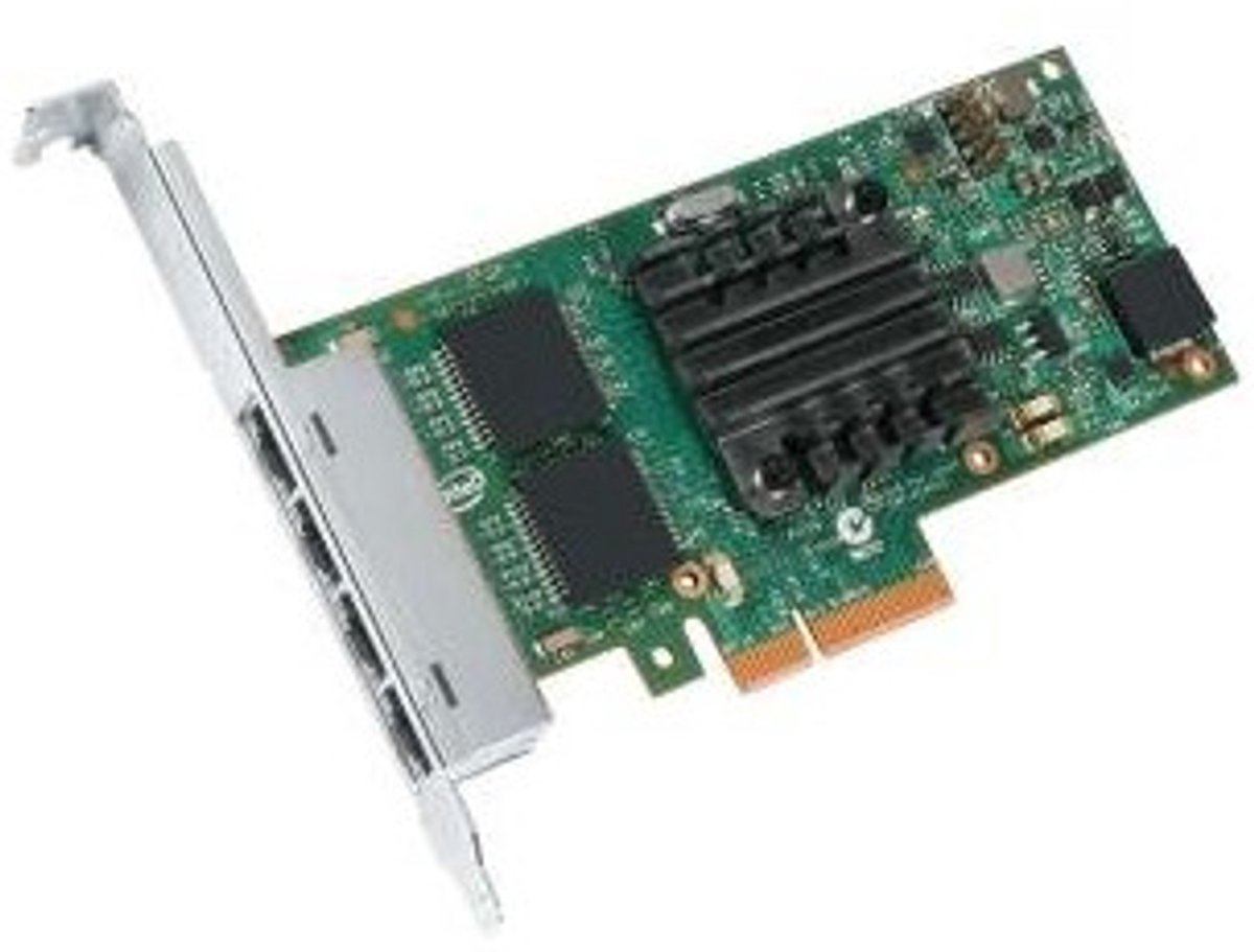 Intel Ethernet Server Adapter I350-T4 - Netwerkadapter - PCIe 2.1 x4 laag profiel - 1000Base-T x 4