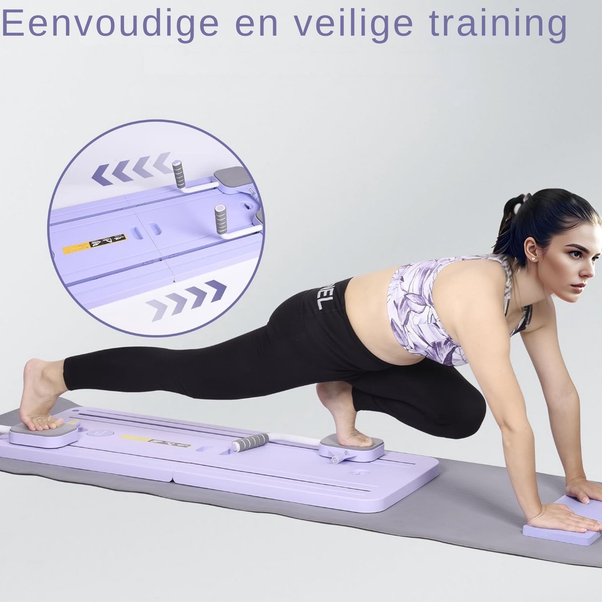 Healthfox Pilates Board Opvouwbaar Multifunctioneel - afbeelding 3