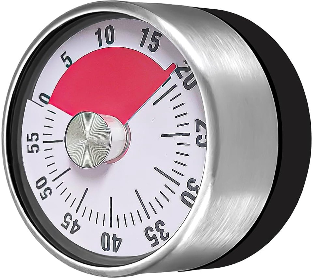Ibenzoa® Mechanische en Magnetische Keukenwekker en Eierwekker met Visueel Tijdwiel voor Meerdere Toepassingen