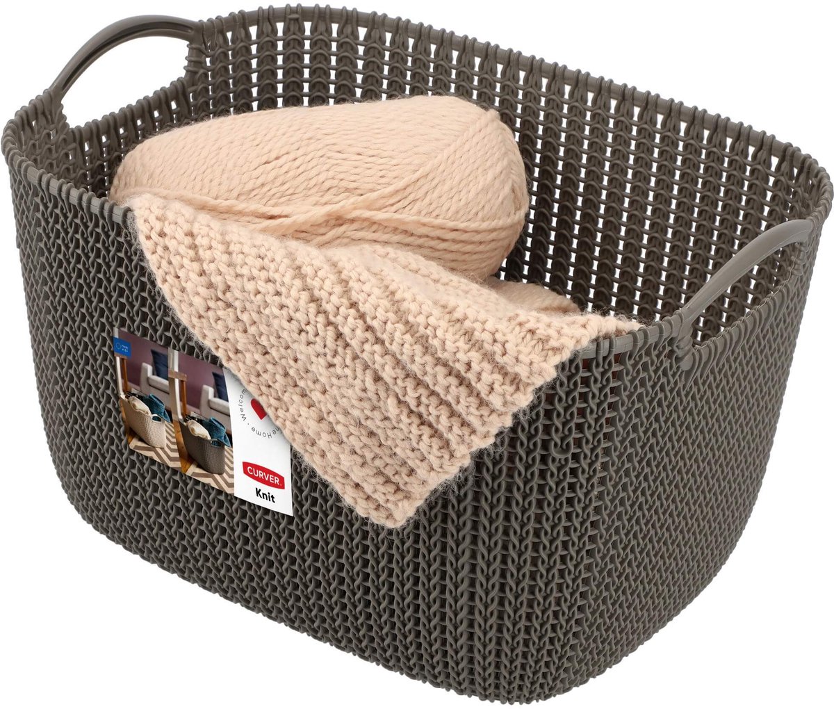 Curver Knit Mand Harvest Brown 19L