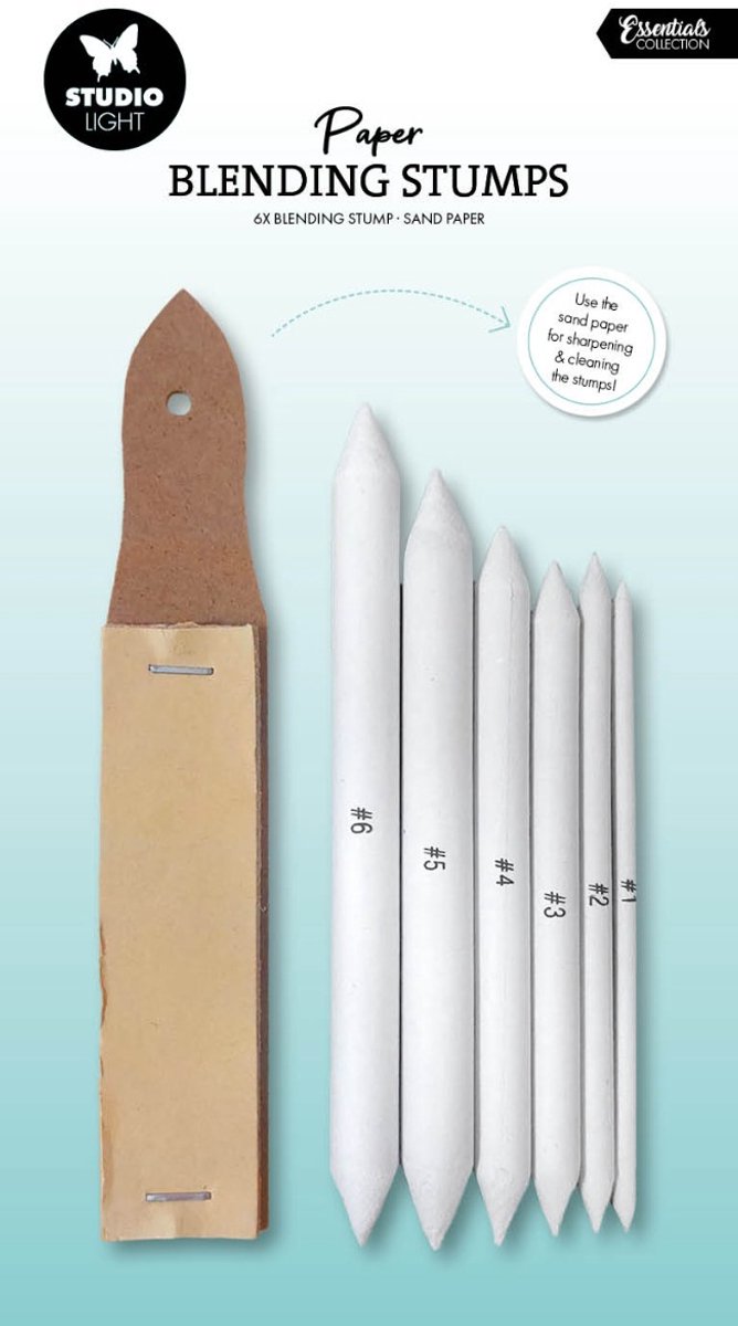 Drawing tools Paper blending stumps & sand paper