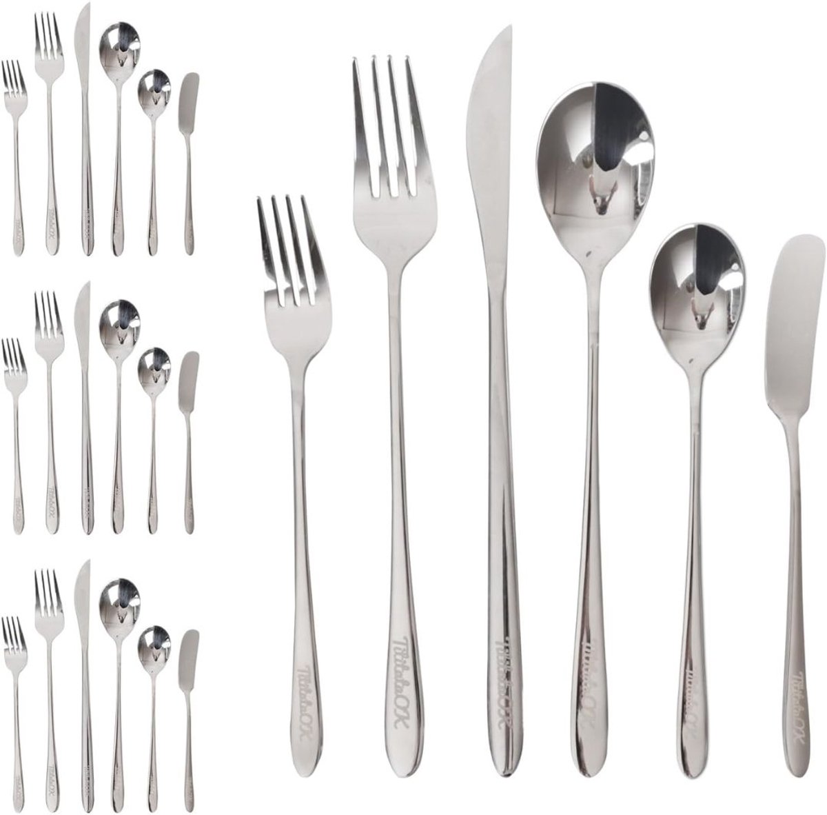 Bestekset 8 Persoons - Servies - Serviesset 6