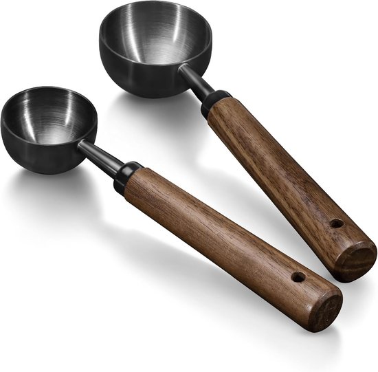 Roestvrij staal koffieschep, suiker thee koffie kruiden meten lepel koffie maatlepel koffie accessoires voor koffiebonen of thee, 15ml