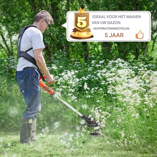 Tovbmup Trimmerspoelen - 8 trimmerkabels 2 doppen 2 veren - Geschikt voor Black & Decker-maaiers - 8 pack van Merkloos	 — afbeelding 5