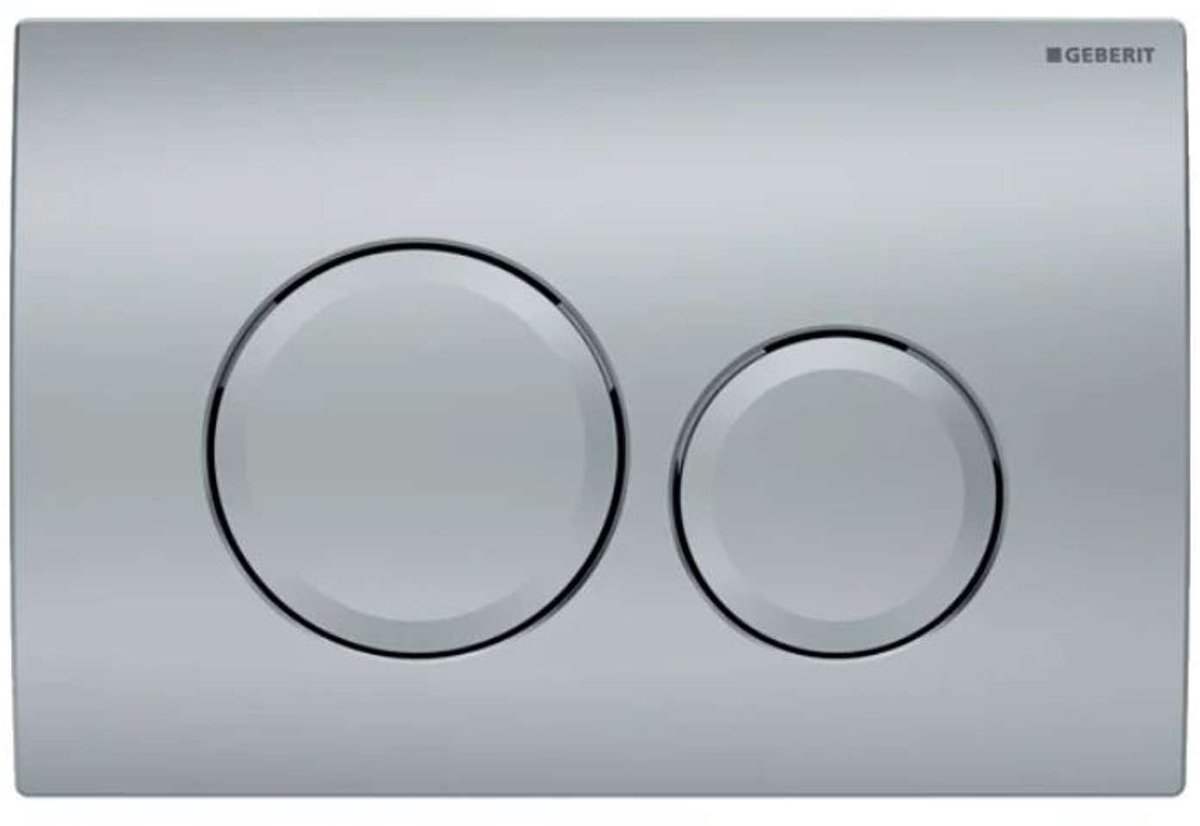Geberit Delta20 - Bedieningsplaat, mat chroom 115.127.46.1