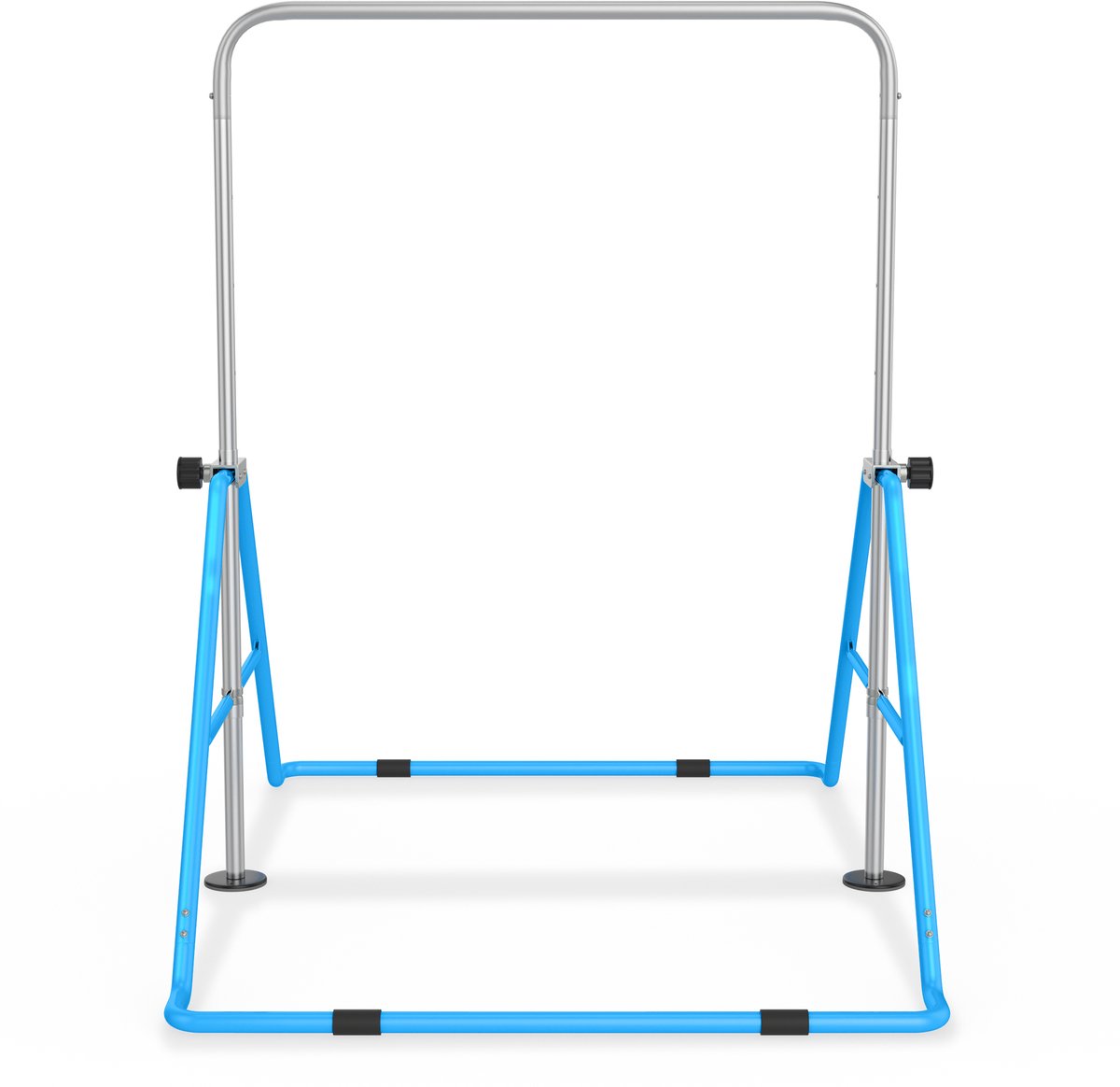 Aufun Turnrek voor Kinderen Verstelbare Gymnastiekstang voor Thuis Uitbreidbare Rekinstallatie voor Kids Verstelbare Gymnastiekstangen voor Training (Blauw)