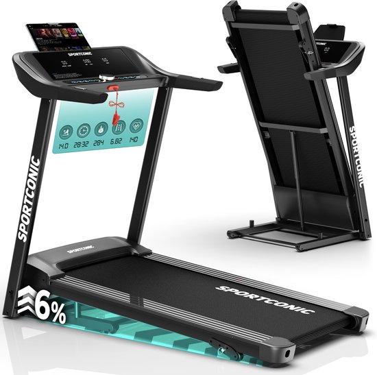 Sportconic Loopband 14 km/u Inklapbaar met Helling - Sportconic - €499,99