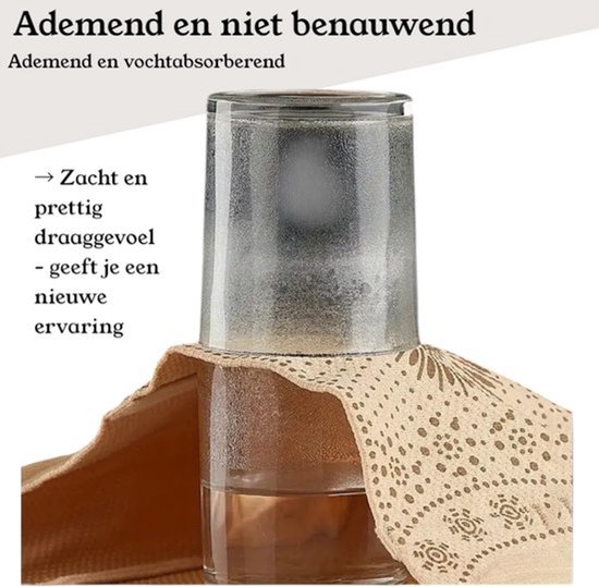 Sous-vêtements post-partum - Culotte en maille - Taille L - Lavable - Pour la Grossesse et le post-partum - Shapewear - Zwart - Drap de fermeture - Bande ventrale post-partum - Sous-vêtements taille haute