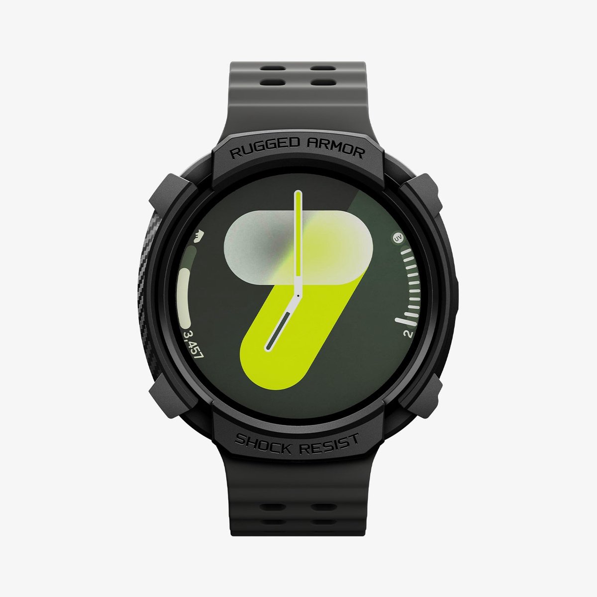 Spigen Rugged Armor Hoes Voor Samsung Galaxy Watch 8 44Mm Hoog