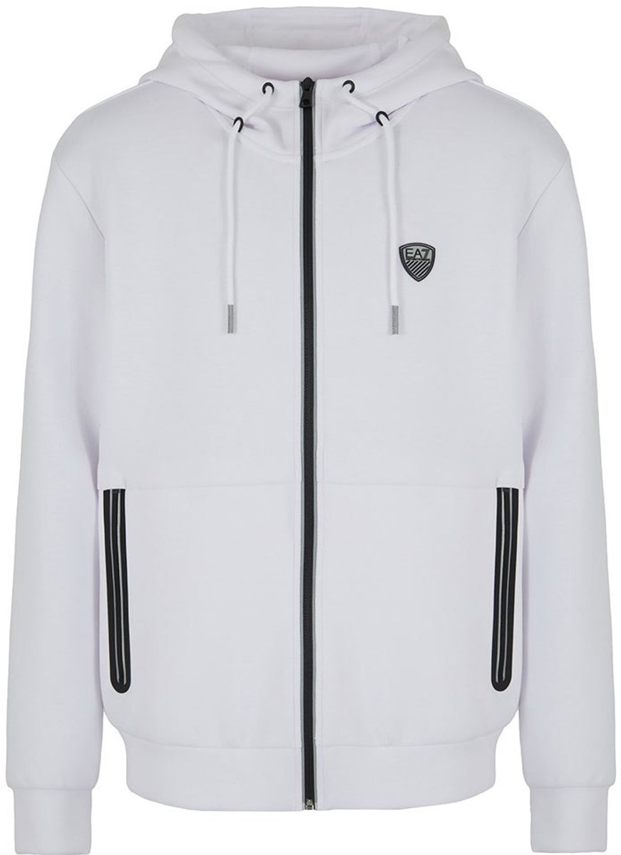 Ea7 Emporio Armani 8npm20 Sweatshirt Met Rits Wit S Man