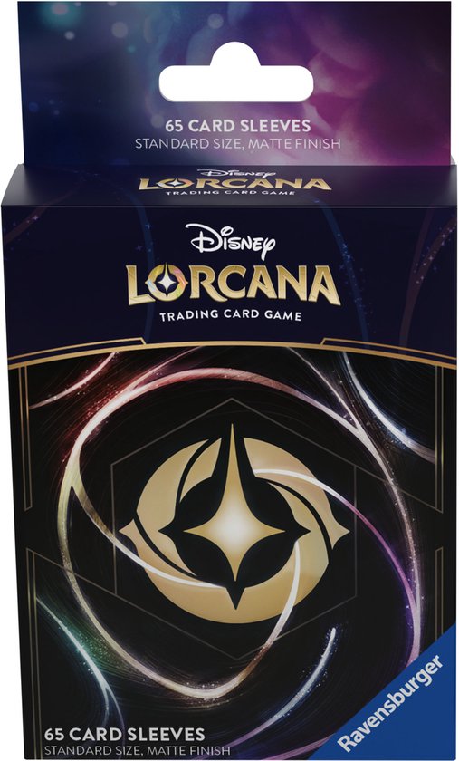 Disney Lorcana Card Sleeves - Lorcana Classic Logo - 65 Stuks | bol