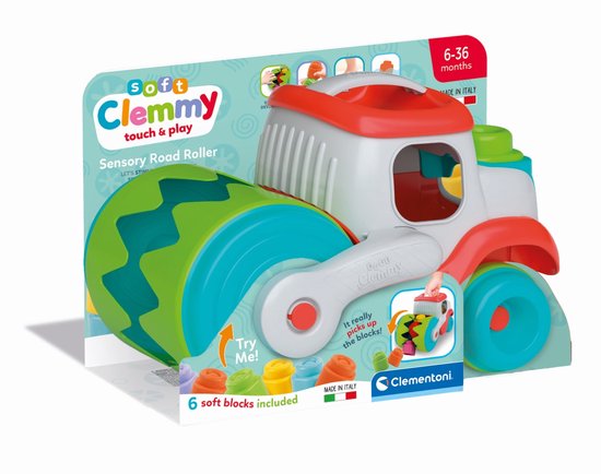 Baby Clementoni - Clemmy - Blokken-etende Wals - Sensorisch Speelgoed - vanaf 6 maanden van Merkloos — afbeelding 4