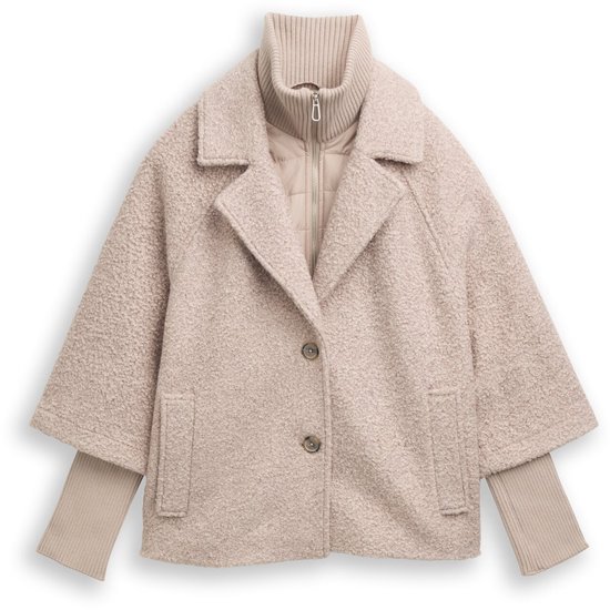 Tom Tailor - Dames jas - Maat XXL - Vrouwen - Bruin - polyester
