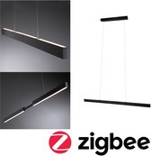 LED-hanglamp Smart Home Zigbee 3.0 Aptare RGBW+ dimbaar 2x2240lm 2x16W Zwart geborsteld