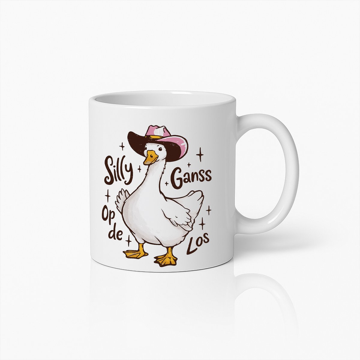 Grappige 330ml Silly Gans Mok – Schattige Eend Cartoon Koffiebeker als Leuk Cadeau