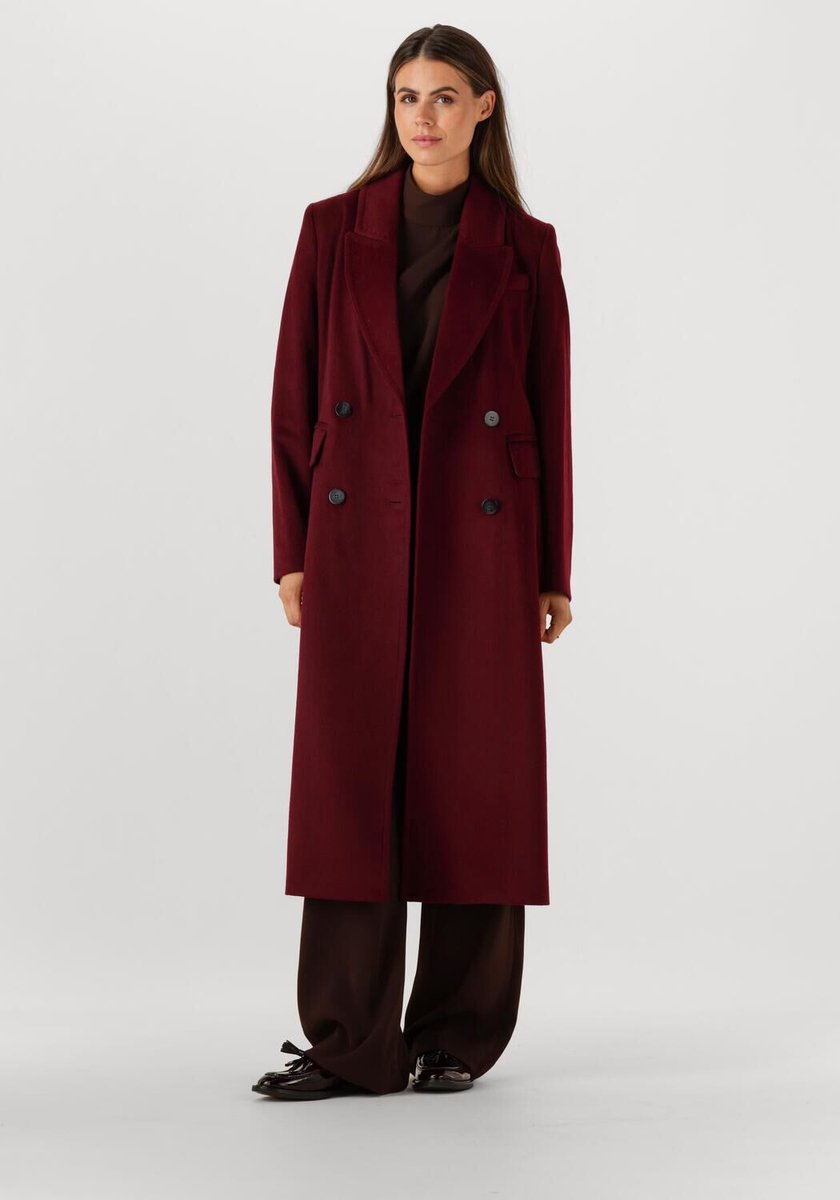 Beaumont Tiffany Long Coat Jassen Dames - Winterjas - Bordeaux - Maat 34