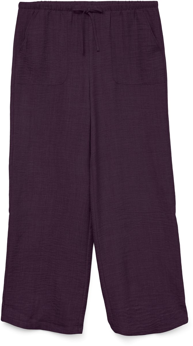 Vero moda VMMELANEY HW LOOSE PANT WVN GA NOOS 10316385 donker blauw