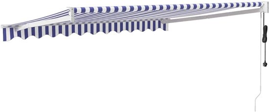 vidaXL-Luifel-automatisch-uitschuifbaar-3x2,5-m-blauw-en-wit