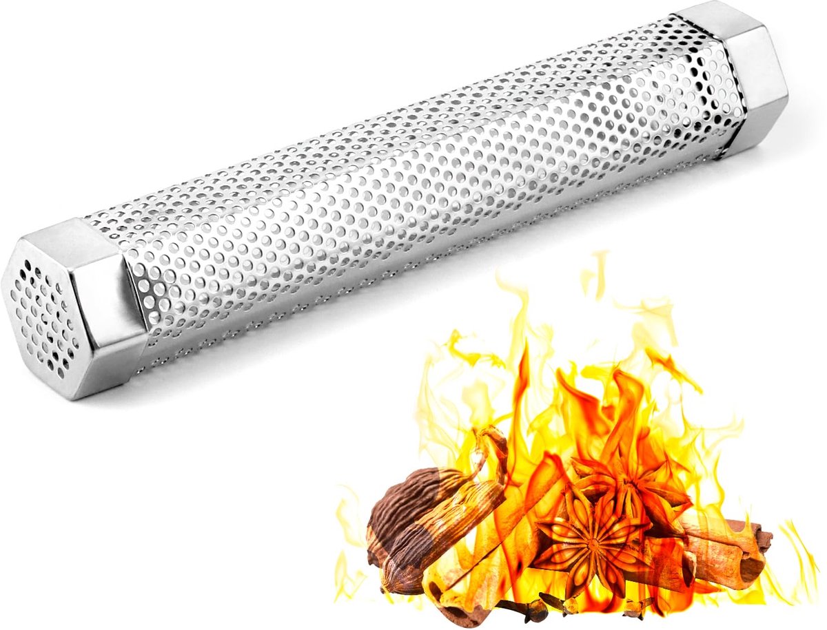 Rookbuis voor Grill - Duurzaam Roestvrij Staal - 30,5 cm