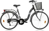 Lombardo Taormina - Fiets - Vrouwen - Zwart;Grijs - 44 cm