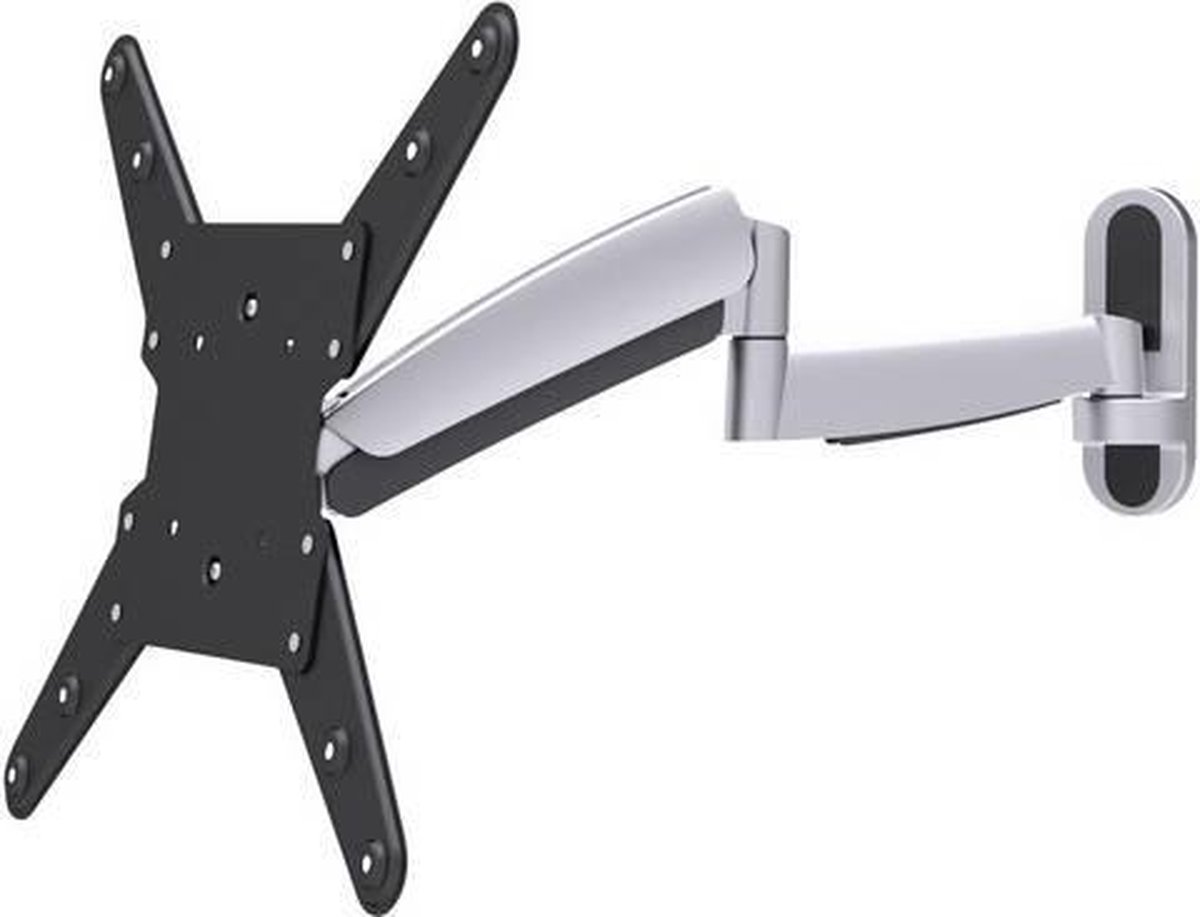 SpeaKa Professional SP-2518260 SuperFlex TV-beugel Uittrekbaar, Kanteling instelbaar zonder gereedschap 66,0 cm (26) - 119,4 cm (47) Kantelbaar en zwenkbaar,