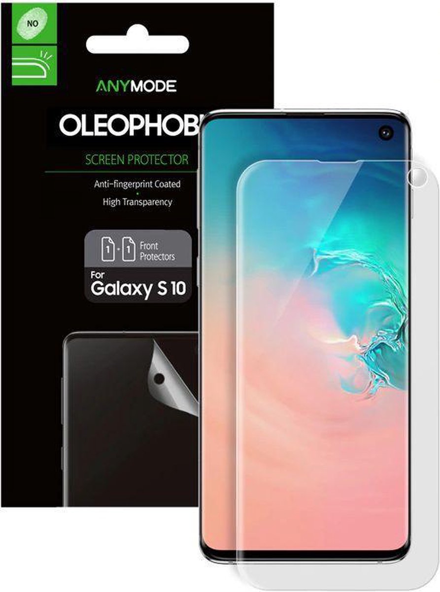 Screen Protector Geschikt voor Samsung Galaxy S10 - GP-G973AM - 2 Pack