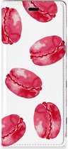 Housse Sony Xperia 5 Flip Style Macarons Pink