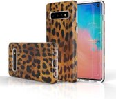 Xssive TPU Back Cover Print voor Samsung Galaxy S10 - Luipaardprint