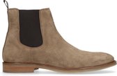 Sacha - Heren - Taupe suède chelsea boots - Maat 40