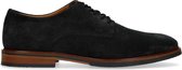 Sacha - Heren - Zwarte suède veterschoenen - Maat 42