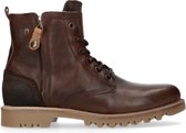 Sacha - Heren - Donkerbruine veterboots - Maat 44