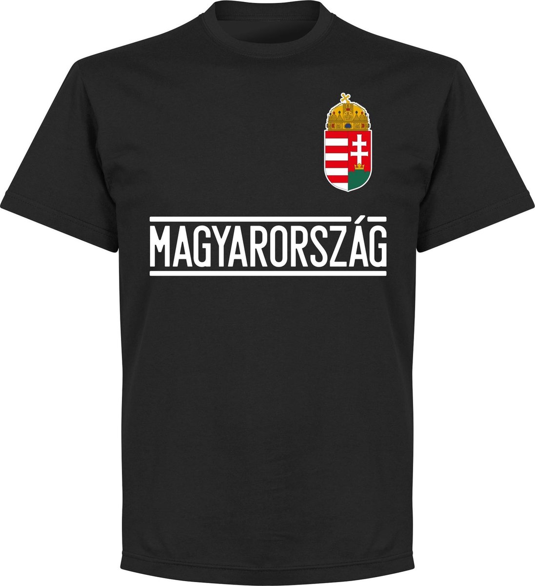 Hongarije Keeper Team T-Shirt - Zwart - S