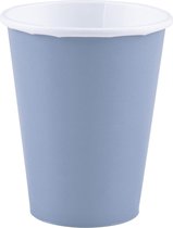 Amscan Feestbekers Pastelblauw 8 Stuks