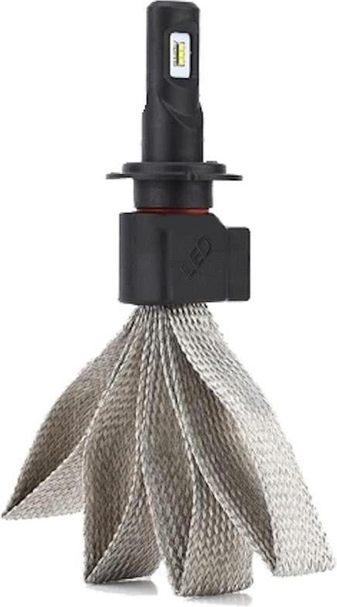 H1 LED koplampen set 60W 9600 Lumen 6000K met flexibele warmteafvoer