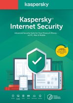 Kaspersky Internet Security 2020 - 12 maanden/3 apparaten - Nederlands (PC/MAC)