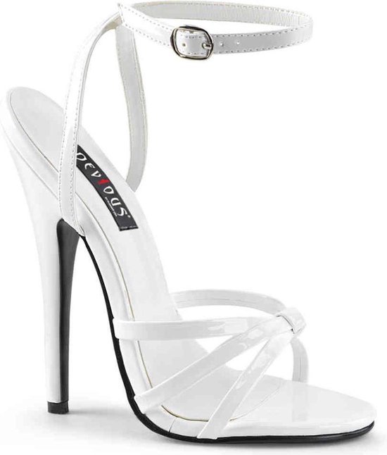 Devious Hoge hakken -42 Shoes- DOMINA-108 Paaldans schoenen Wit | bol.com