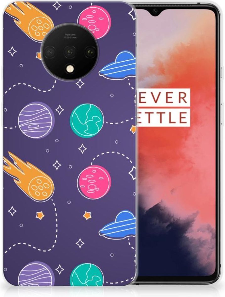 OnePlus 7T Silicone Back Cover Space