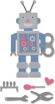 Sizzix Thinlits snijmal jaren 50 robot