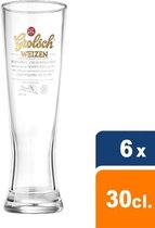 Grolsch - Bierglas Weizen 30cl - 6 stuks