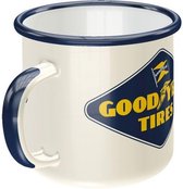 Tasse en émail Good Year Tyres Logo