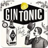 Onderzetters Gin-Tonic Set 5 stuks Metaal