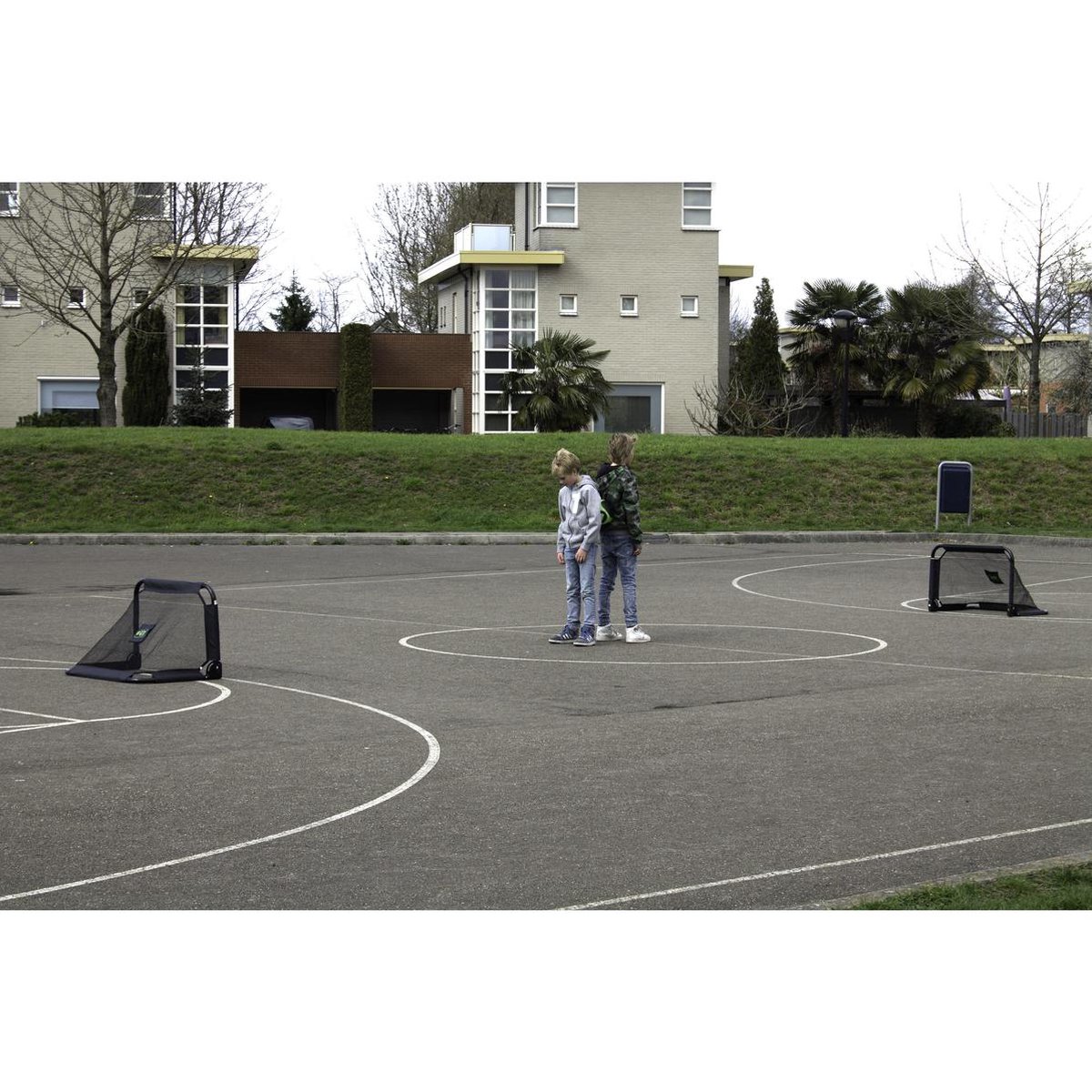 EXIT Pico Stalen Voetbaldoel 90x60cm - Set van 2 - Voetbal Goal - Voor Kinderen - Tuin - Zwart — afbeelding 13