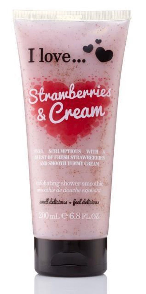 I Love…Strawberries and Cream - Exfoliant - 200 ml