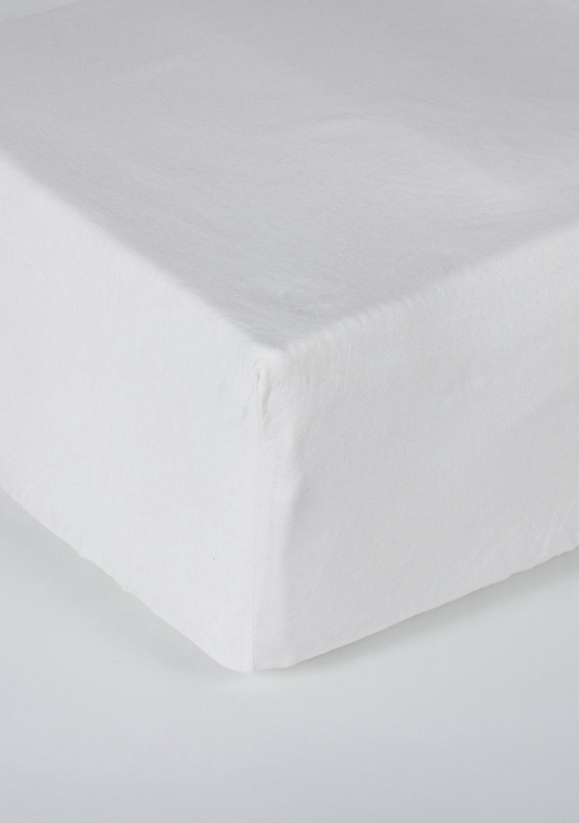 Nightlife Enkel Jersey Hoeslaken 150 gram White