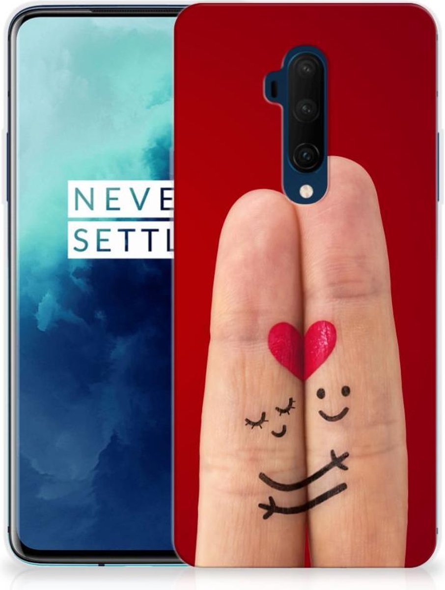 OnePlus 7T Pro Silicone Back Cover Liefde - Origineel Romantisch Cadeau