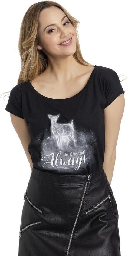 Lilo & Stitch - Aloha Stitch Dames T-Shirt met Knoop Lilo & Stitch - Aloha Stitch Dames T-Shirt met Knoop