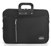 Bombata 15,6 inch Laptoptas 24H CLUB Gabardina - Zwart