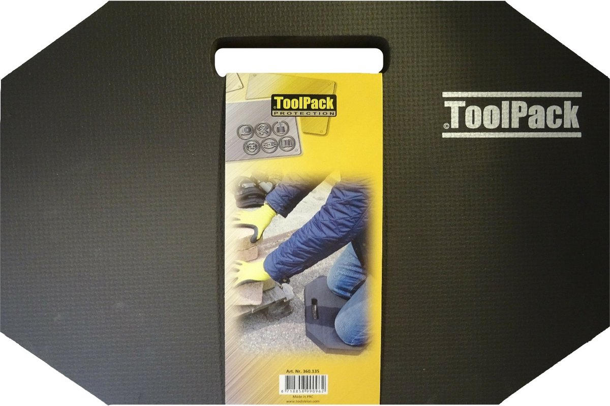Toolpack Kniekussen Garnet grijs 44x30x4 cm 360.135