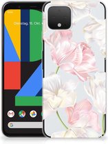 Back Cover Google Pixel 4 TPU Siliconen Hoesje Lovely Flowers
