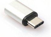 GadgetBay Micro USB naar USB C adapter zilver